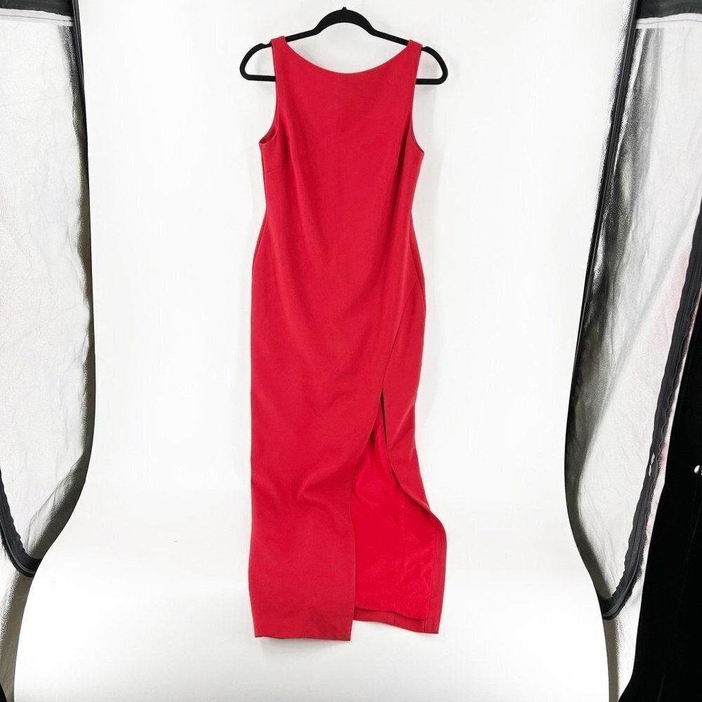 Likely Red Sleeveless Maxi Dress